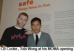 Tobias Wong and CB Cooke 2005 at MOMA by CB Cooke